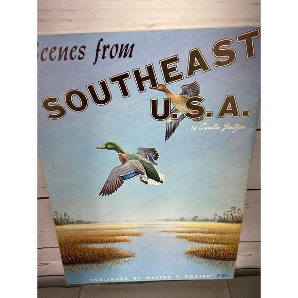 Scenes From The Southeast U.S.A. By Carsten Jantzen Published Walter Foster Book - Picture 3 of 8